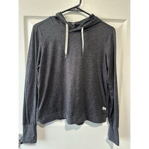 Vuori Women's Halo Essential Hoodie Charcoal Grey Heather Women's Small